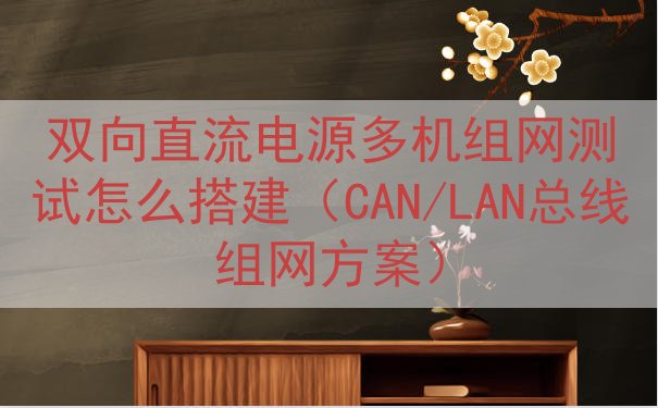 双向直流电源多机组网测试怎么搭建（CAN/LAN总线组网方案）